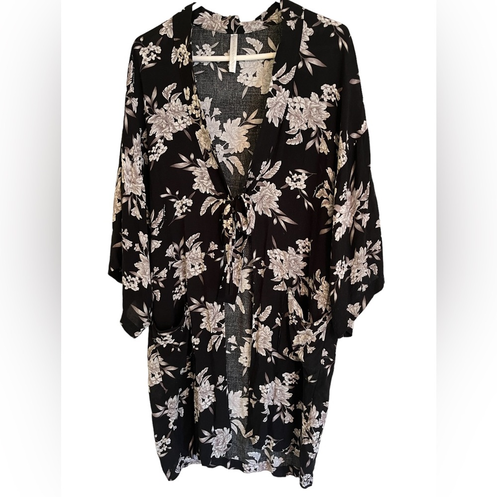 Spiritual gangster floral cardigan kimono garden girl, botanical, whimsical